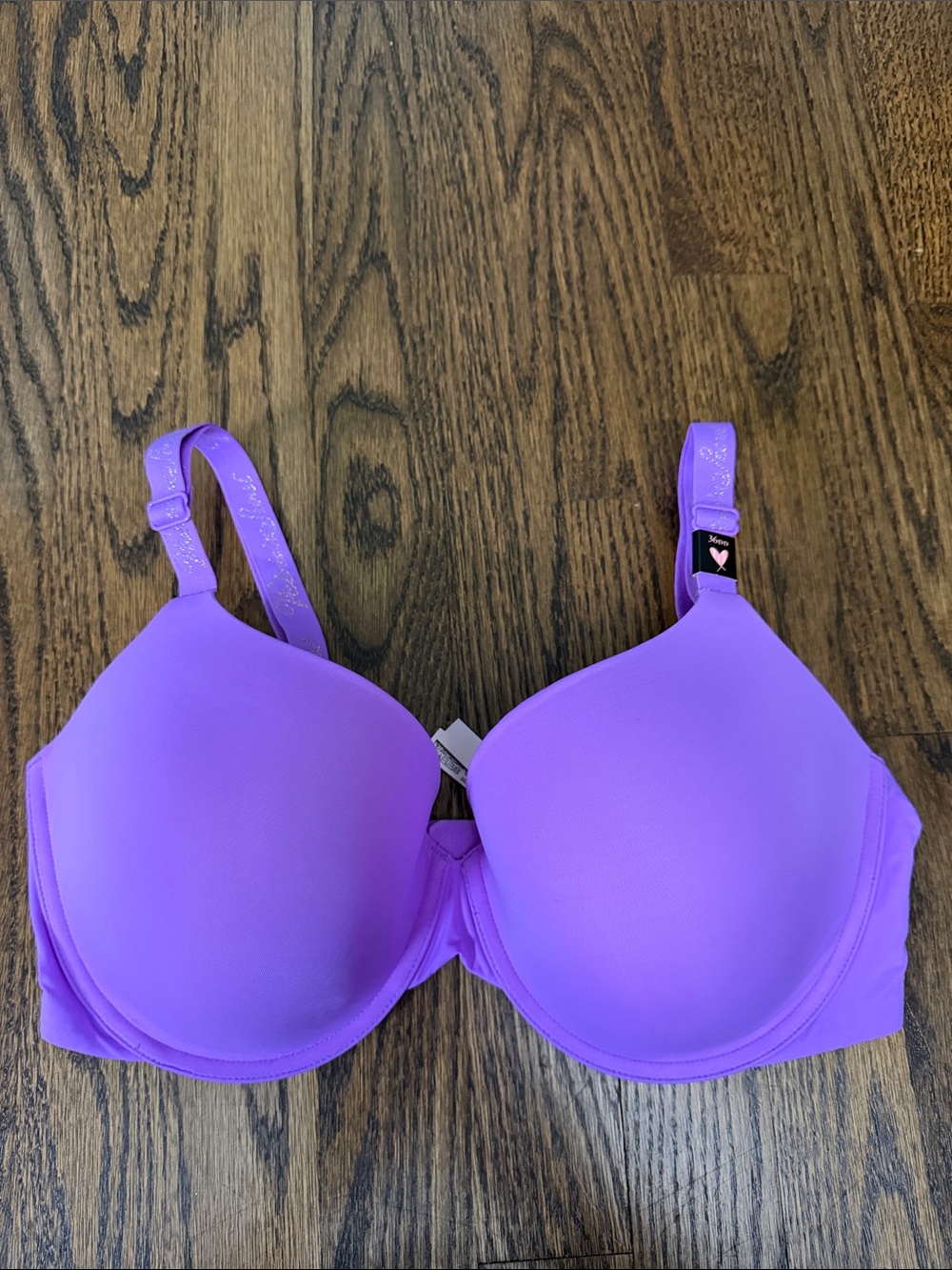Victoria’s Secret Lavender Purple T-shirt lightly lined Demi Bra